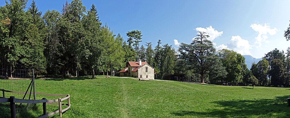 Le parc animalier de la Grande Jeanne en été.